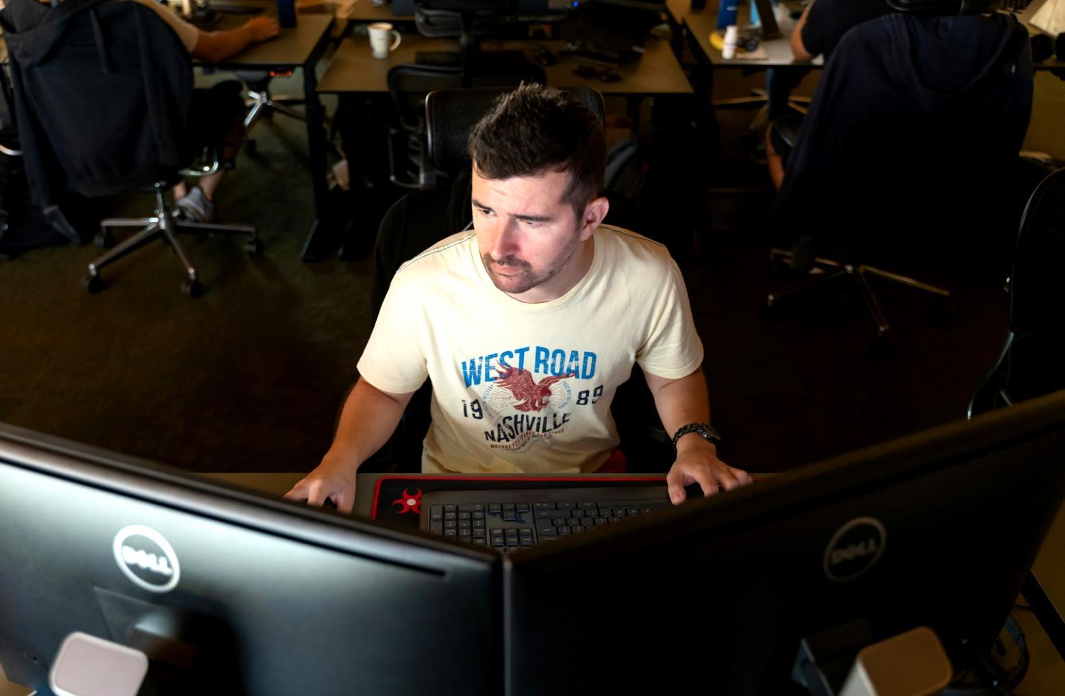 Financial dashboard displaying real-time business analytics